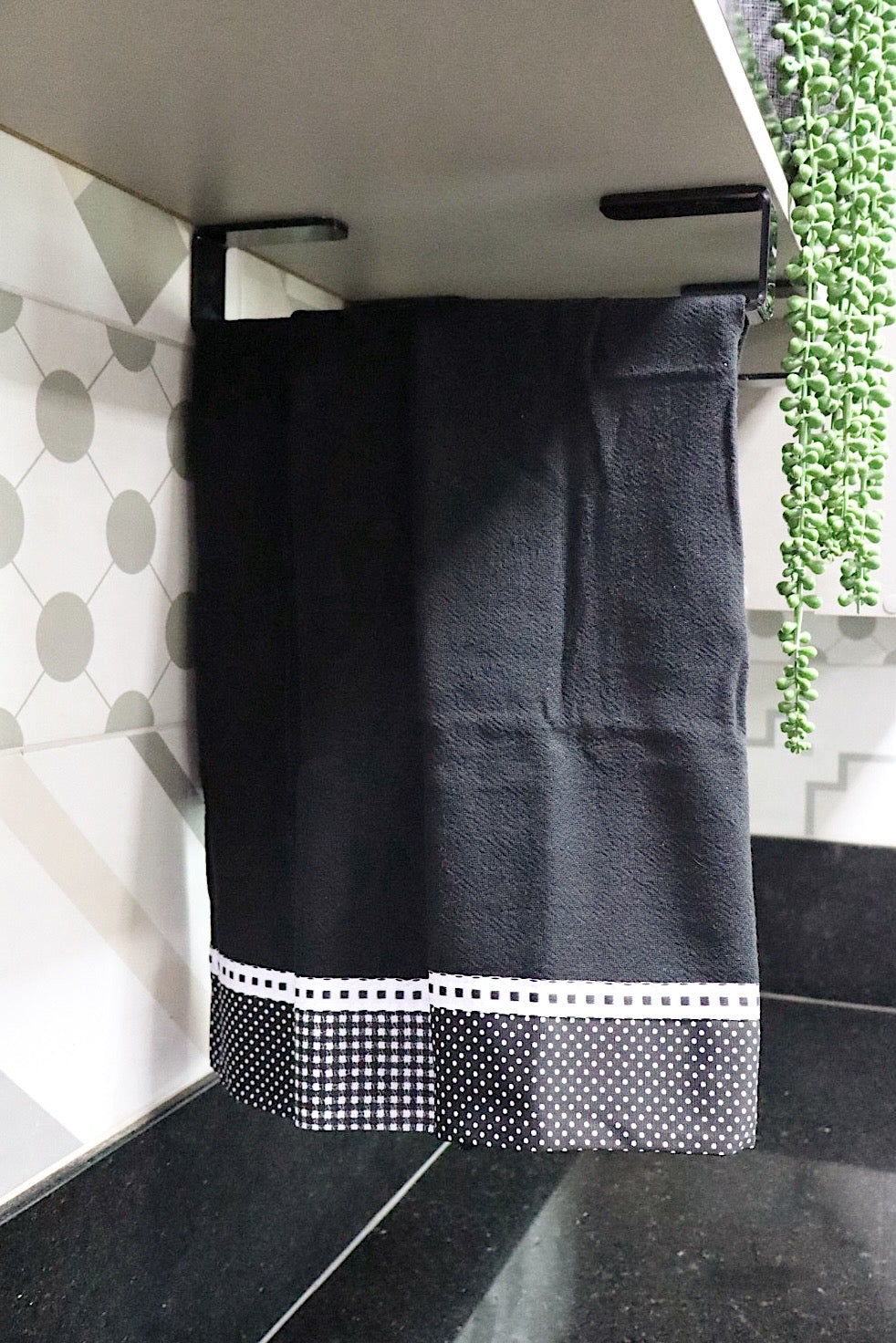 Trio Pano de Prato com Fundo Preto