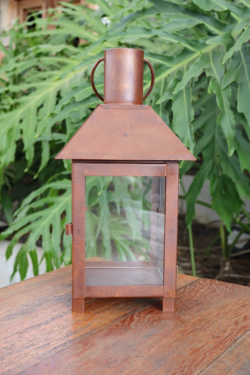 Lanterna Em Ferro Decorativa Artesanal