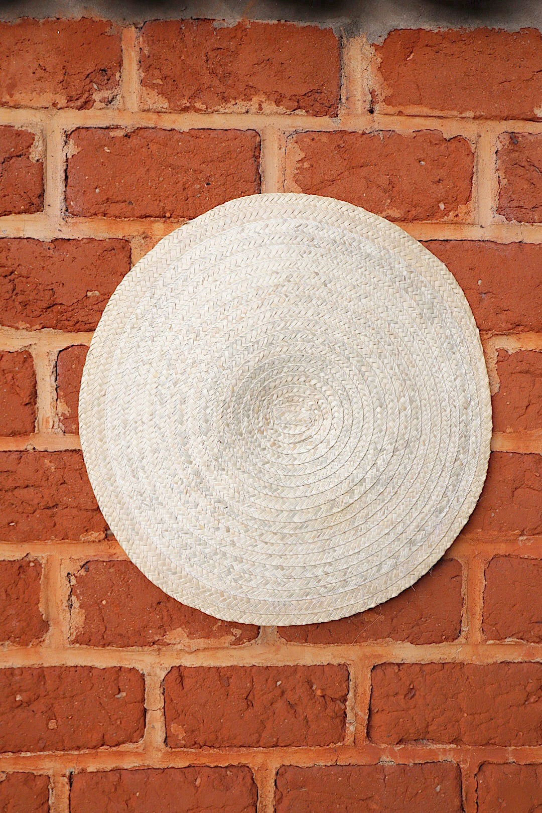 Tapete de Palha Redondo Liso 60cm