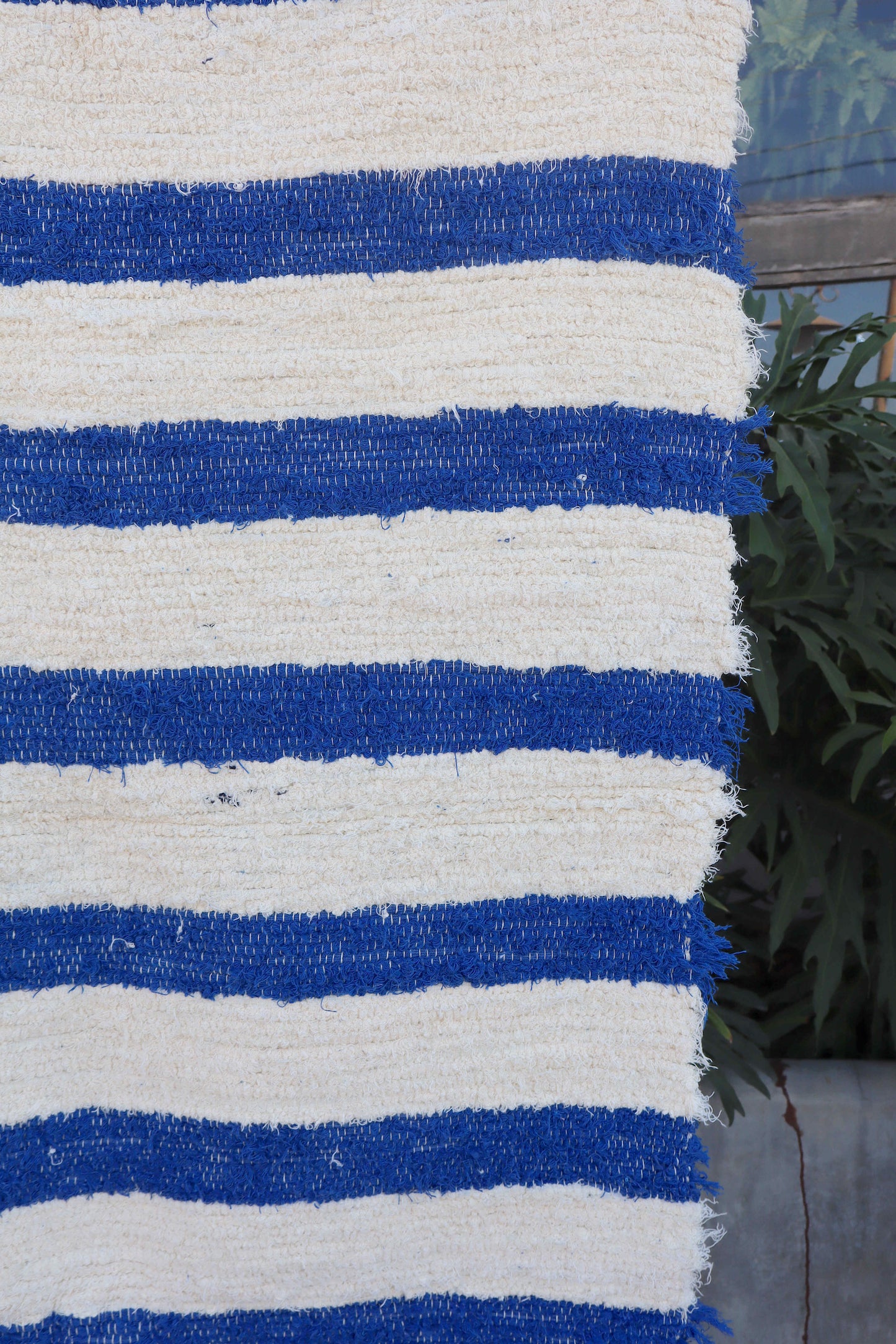 Tapete Médio Felpudo Azul 0,80x1,50m