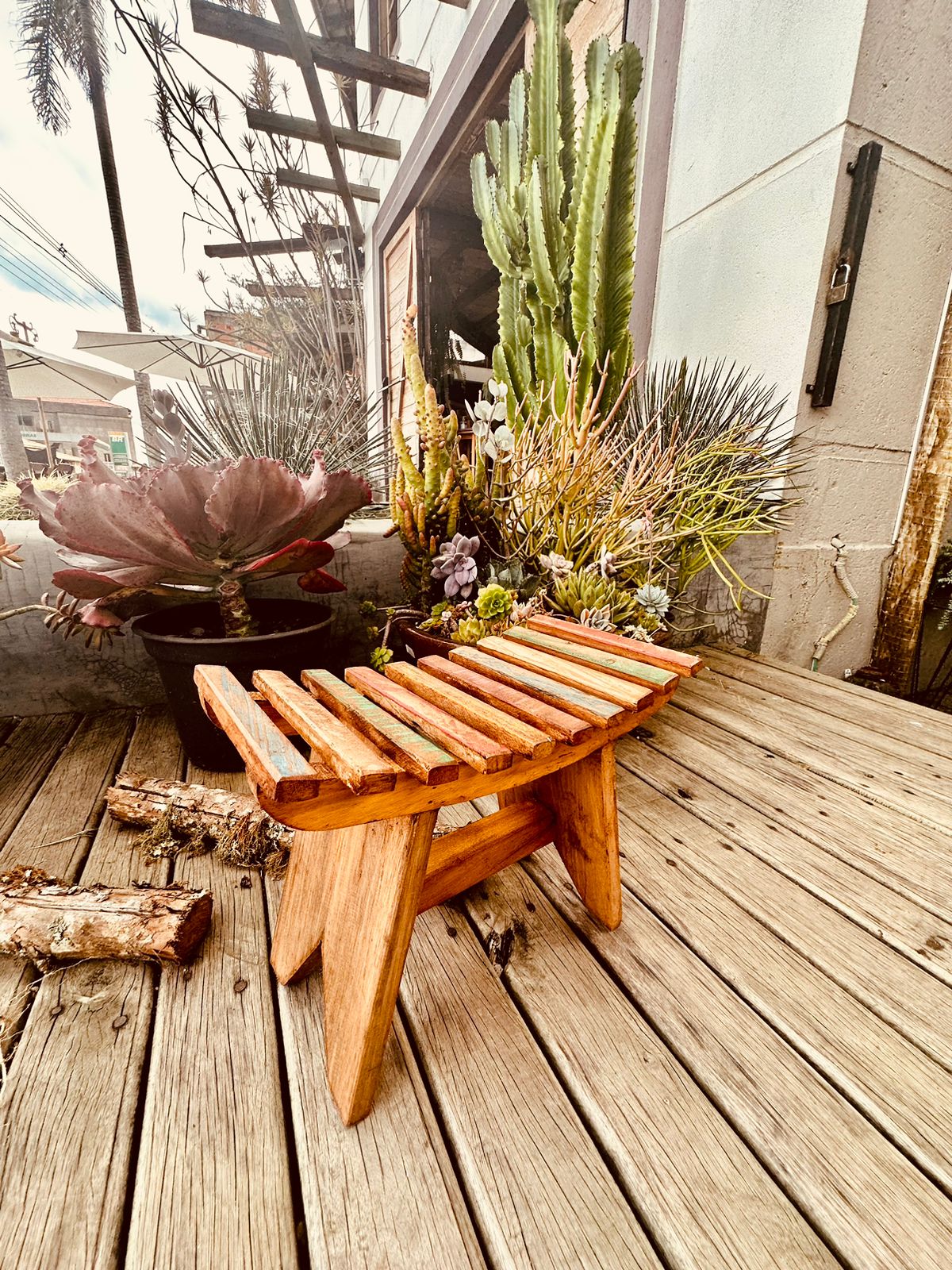 Banco Japonês Mini Colorido