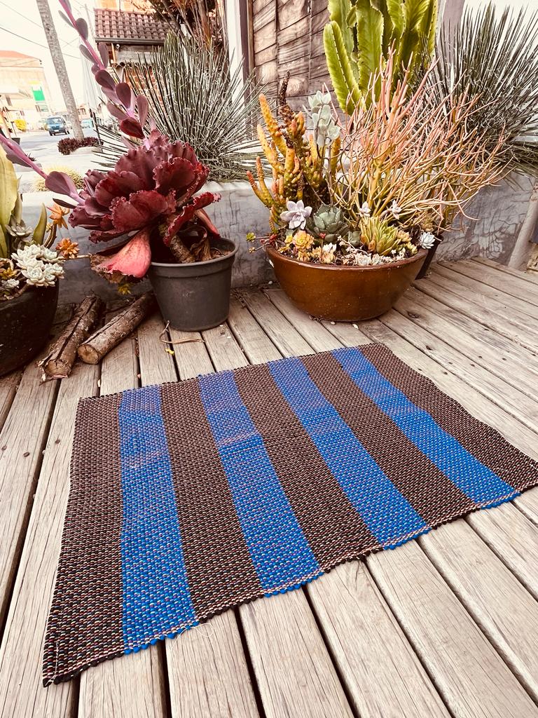 Kit 100 Tapetes Malha com Franja Variados