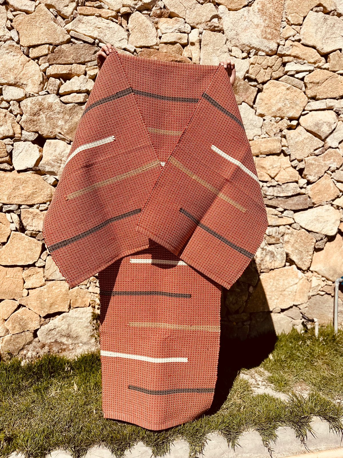 Jogo de Passadeira Linha Capri Terracota