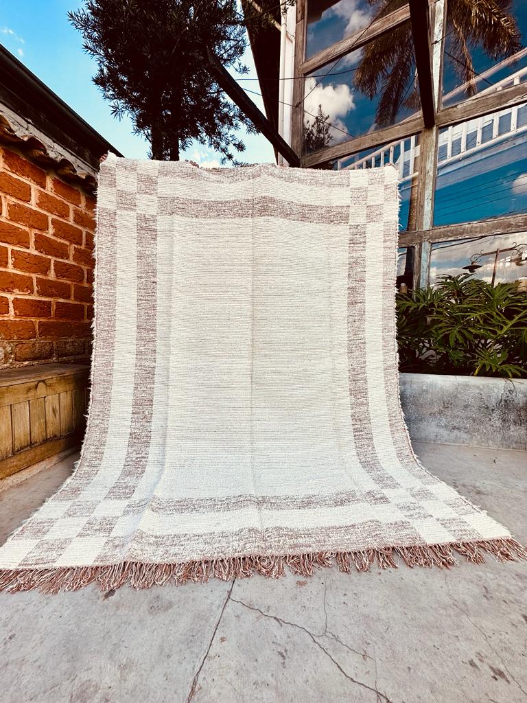 Tapete Algodão Felpudo Dupla Face Caramelo 2,00x2,50m