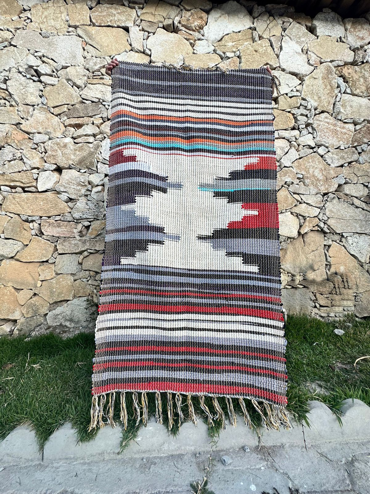 Tapete Médio Malha Bico Cru