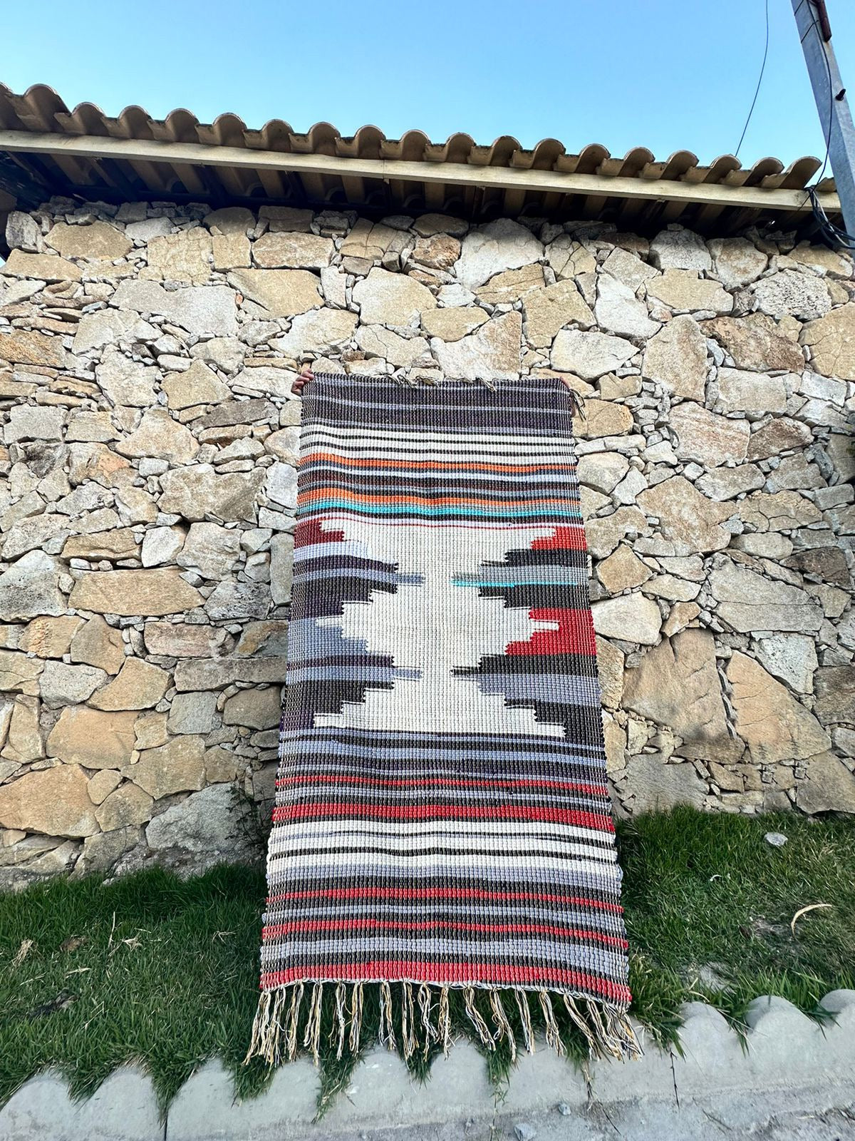 Tapete Médio Malha Bico Cru