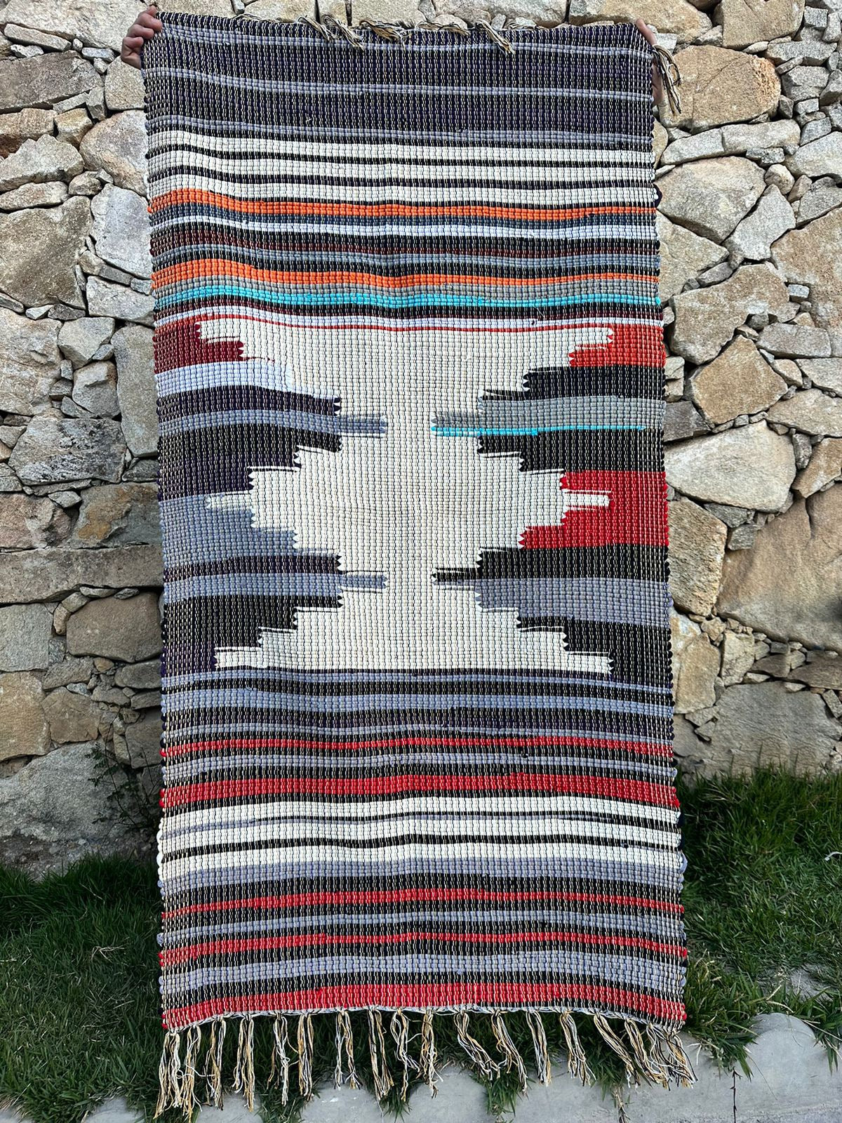 Tapete Médio Malha Bico Cru