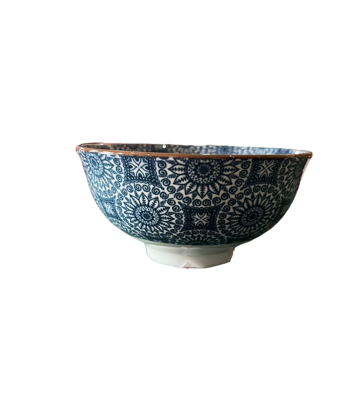 Bowl Decorativo em Cerâmica Azul P