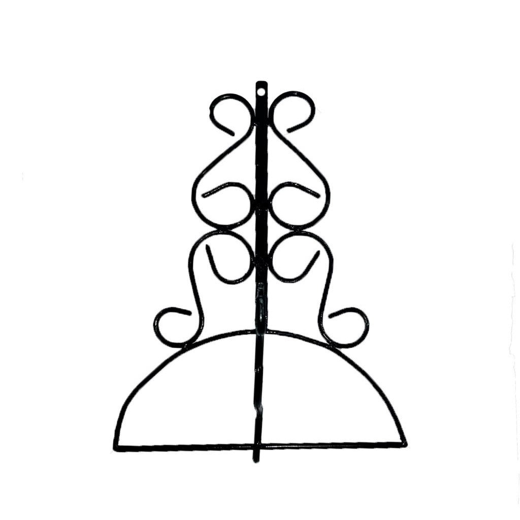 Suporte de Ferro Para Pendurar Vaso de Flores Na Parede