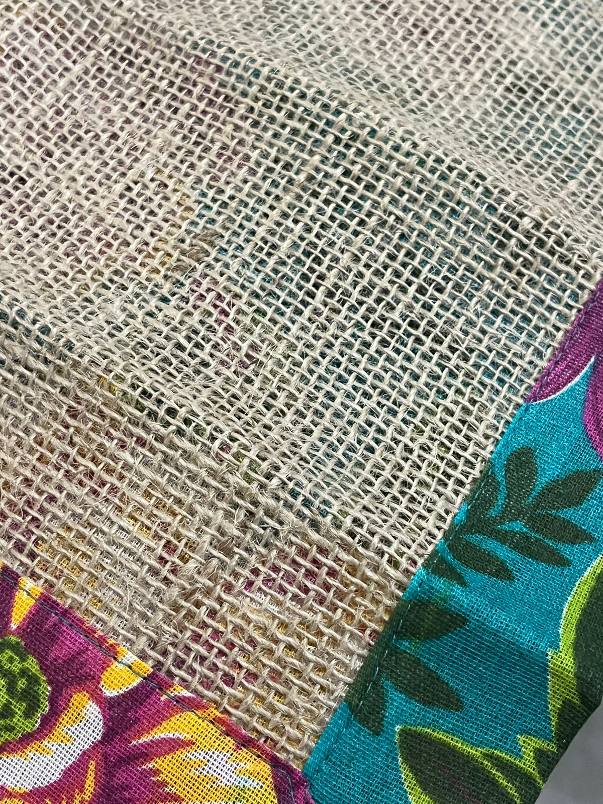 Jogo Americano Dupla Face Chita/Juta Tifanny 6 Peças