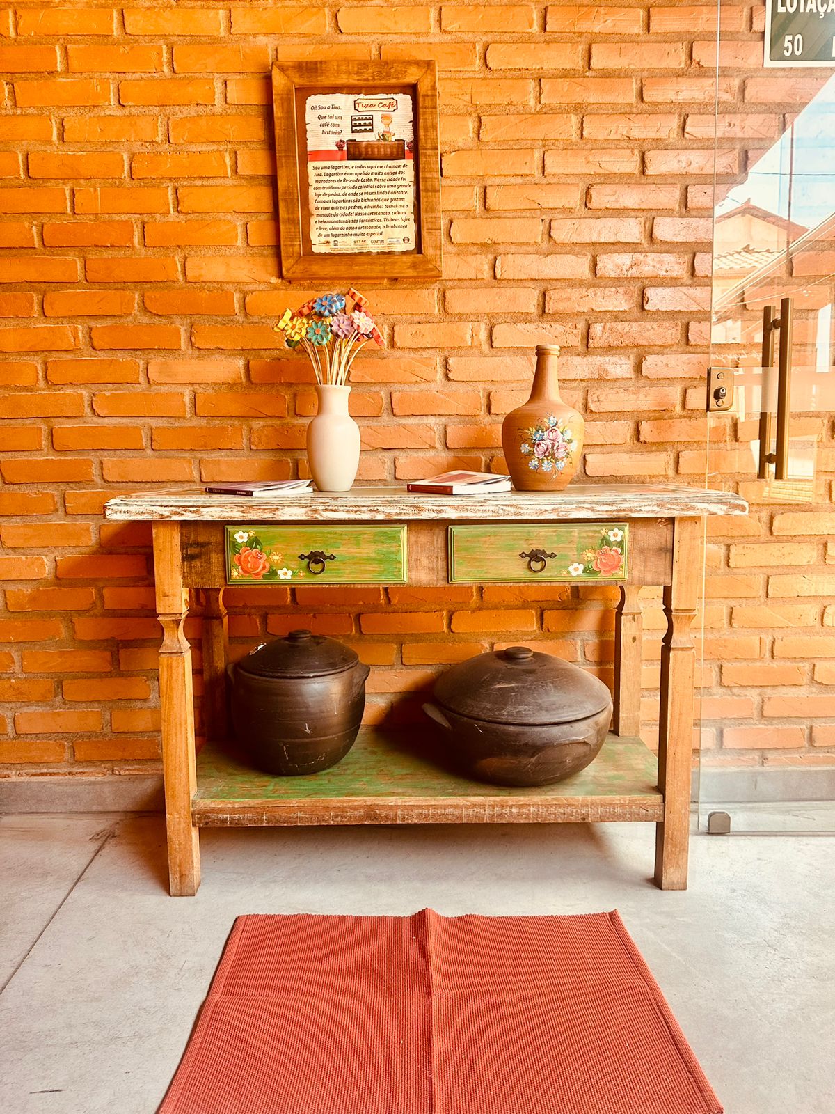 Tapete em Linha Terracota 48x78cm