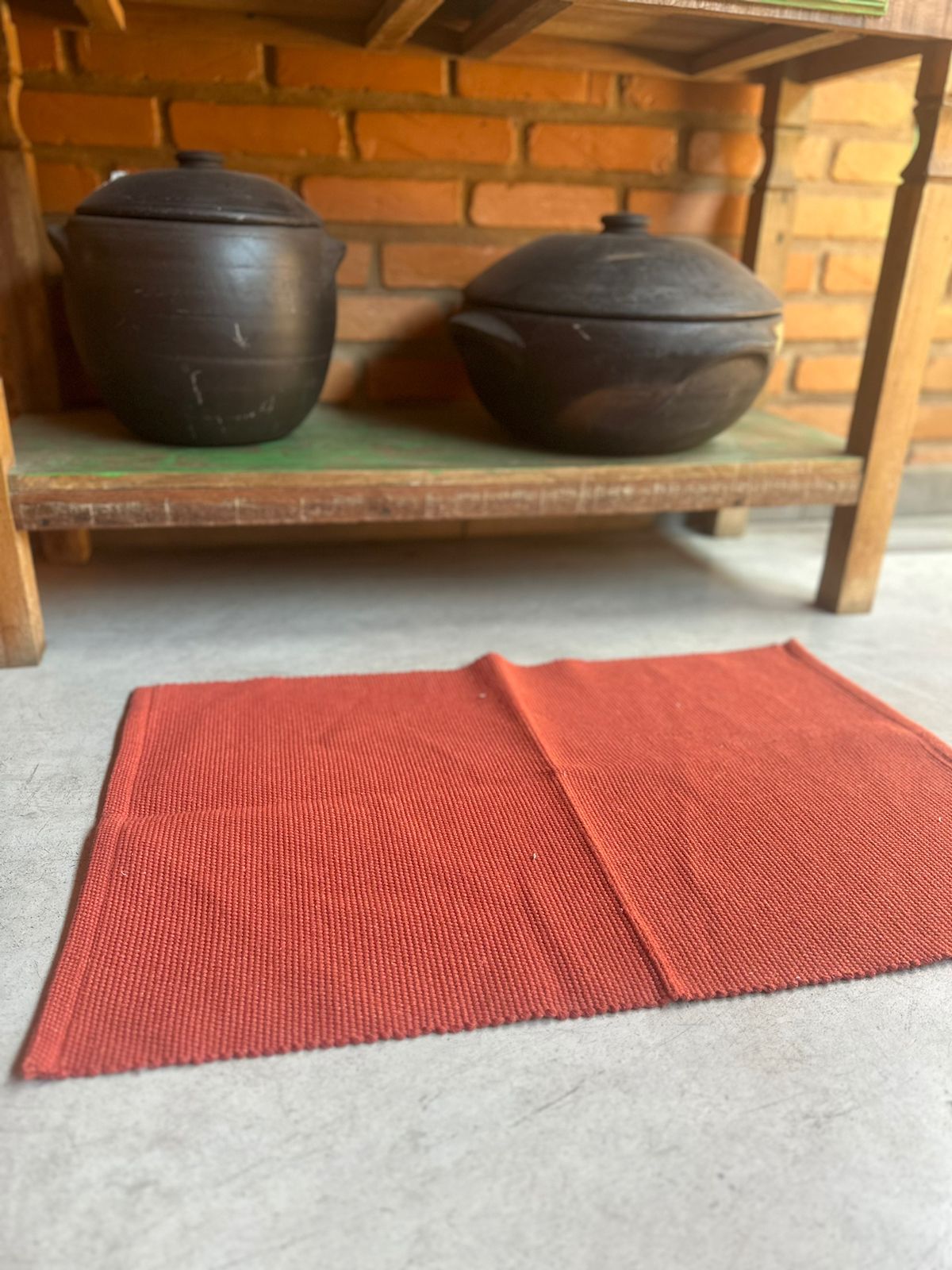 Tapete em Linha Terracota 48x78cm