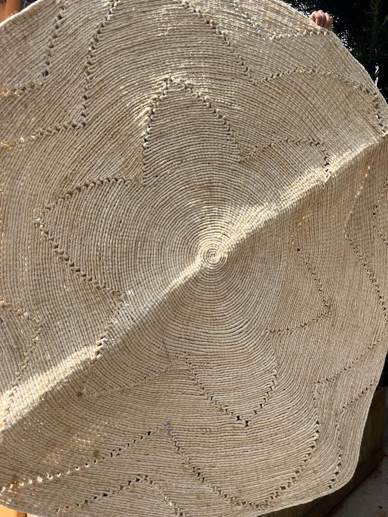 Tapete Sisal Redondo Cru 1,5m