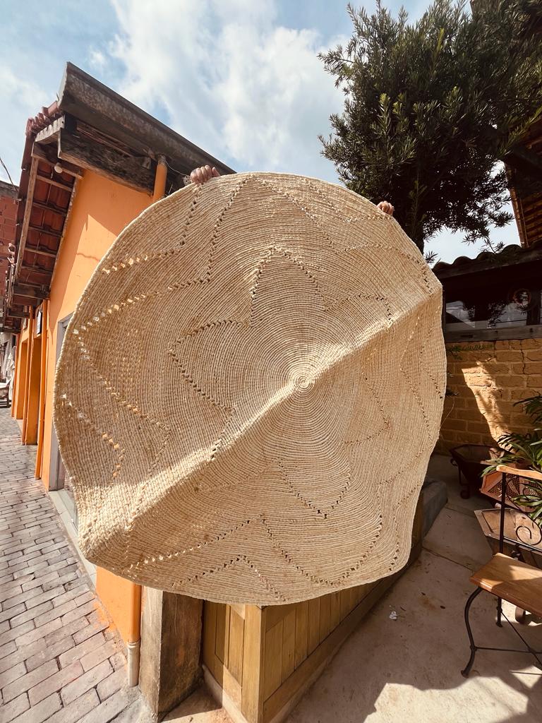 Tapete Sisal Redondo Cru 1,5m