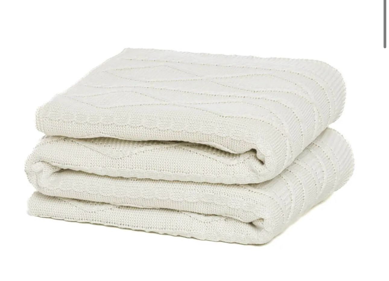 Peseira de Tricô Carrancas 0,60x2,30m Cru