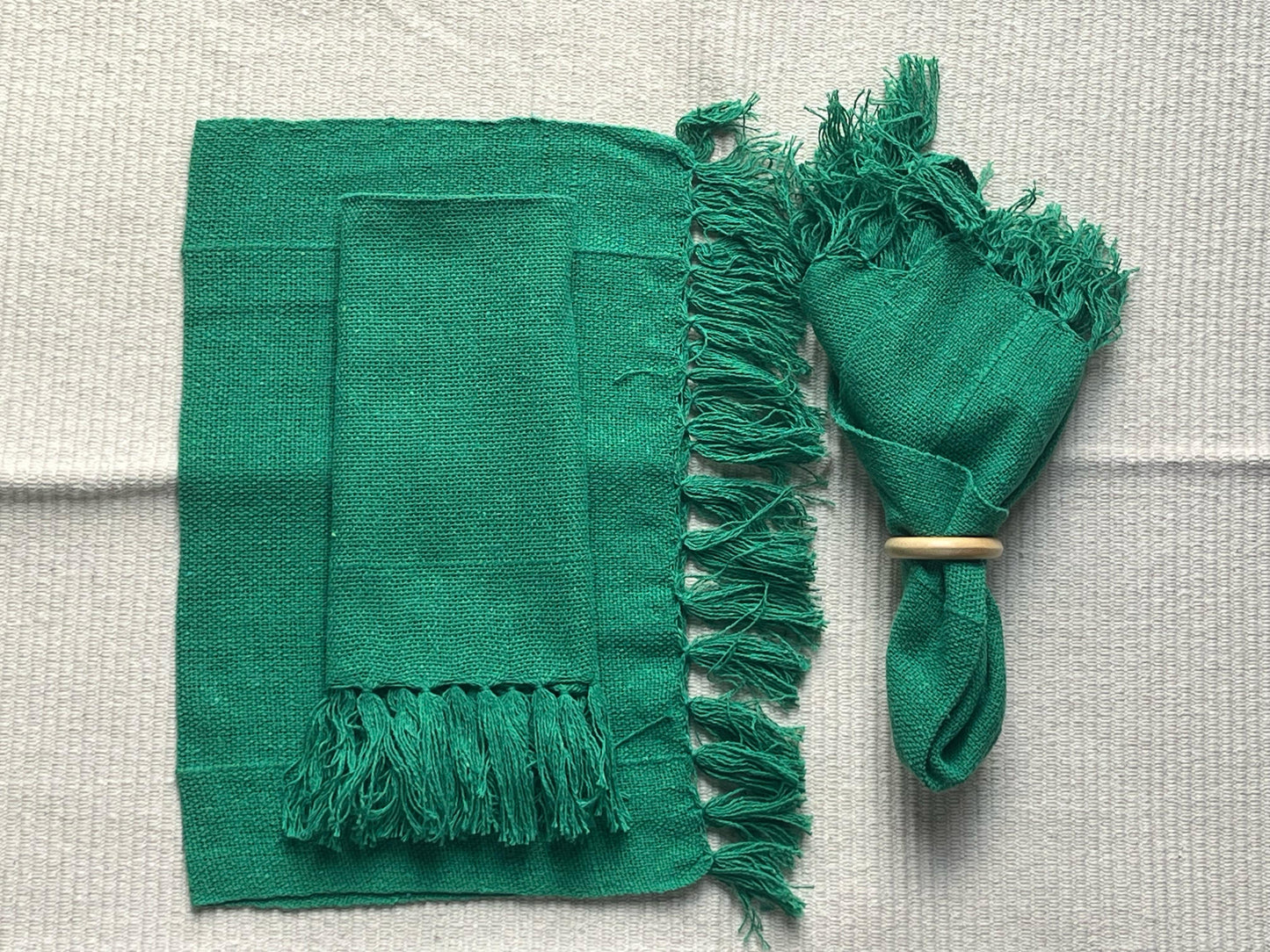 Guardanapo Algodão Verde Bandeira 30x40cm