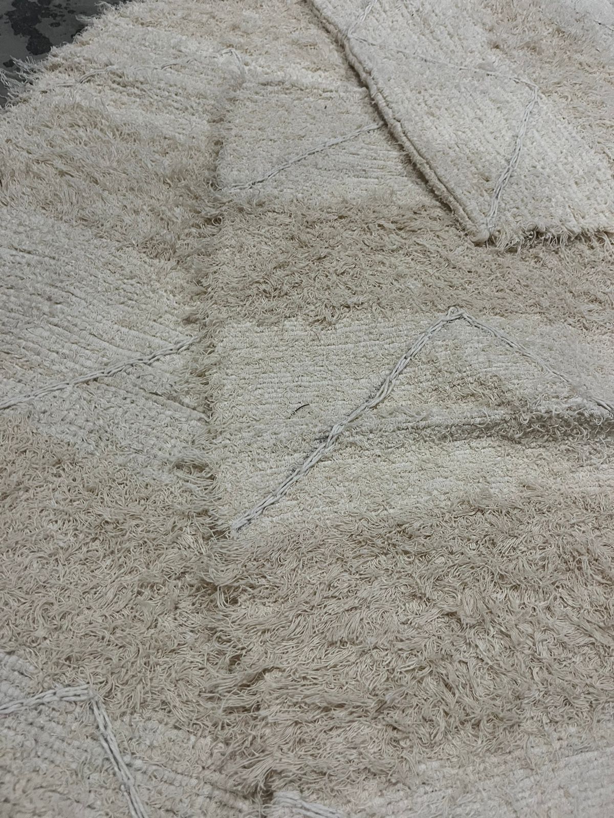 Jogo de Passadeira Algodão Bordado Vanil