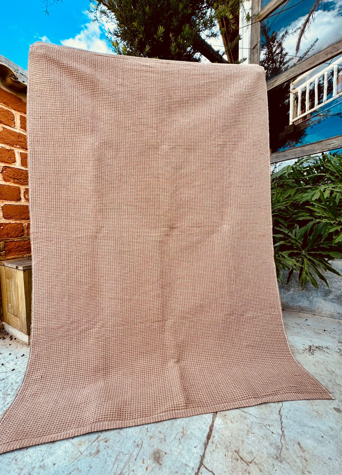 Tapete em Linha Mesclado Marrom 1,50x2,00m