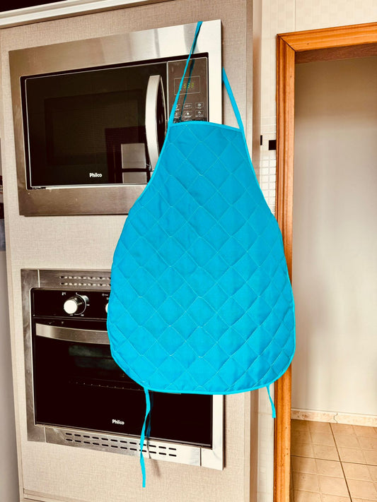 Avental de Cozinha Azul Liso