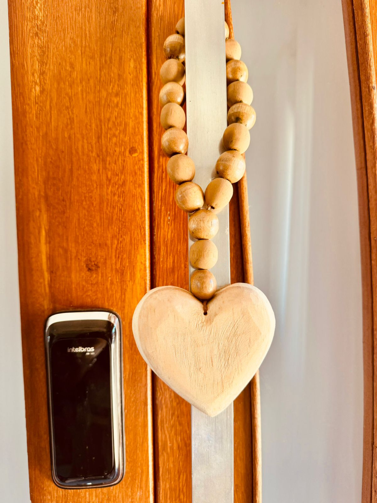 Enfeite de Porta / Mini Colar / Terço de Mesa Decorativo Coração