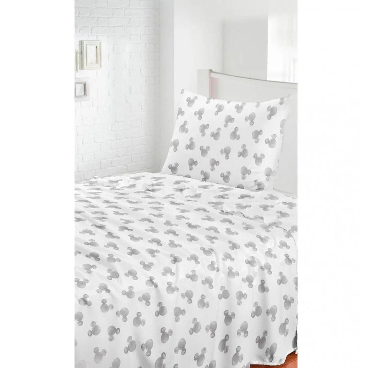 Jogo de Cama Jolitex Disney Mickey Lençol Solteiro 2 Peças