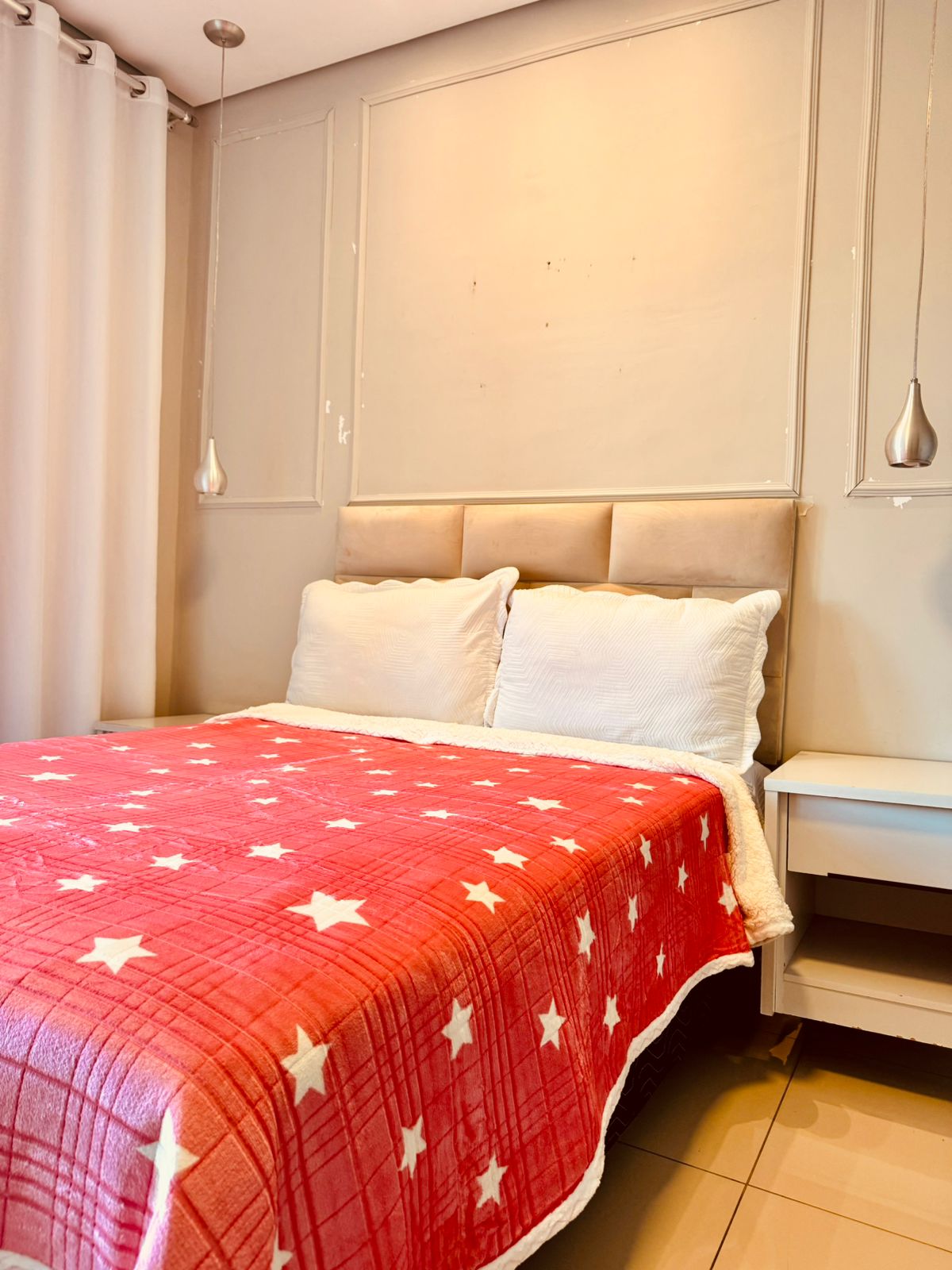 Manta Microfibra Sherpa Pelo Carneiro Estrela Rosa