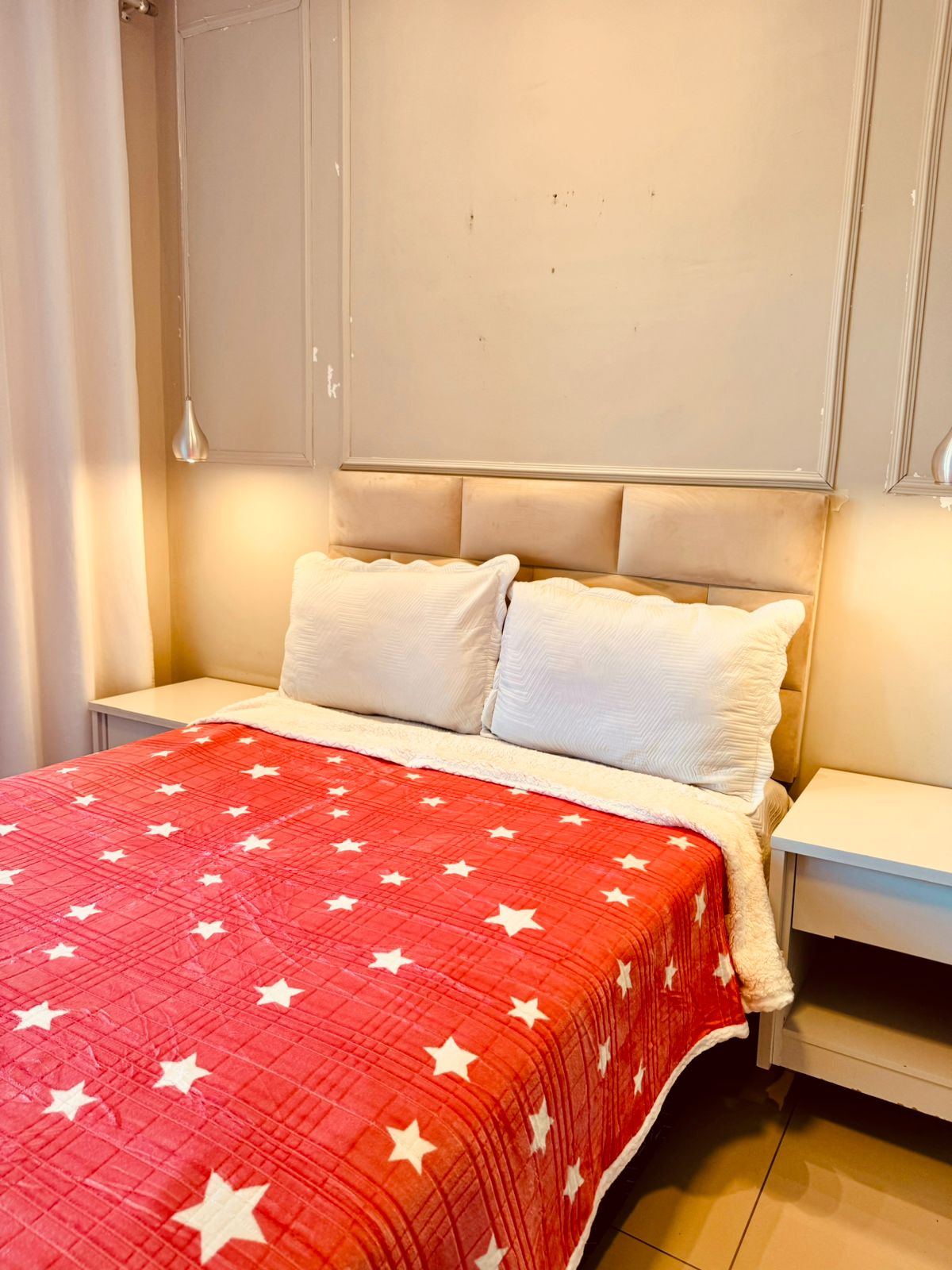 Manta Microfibra Sherpa Pelo Carneiro Estrela Rosa