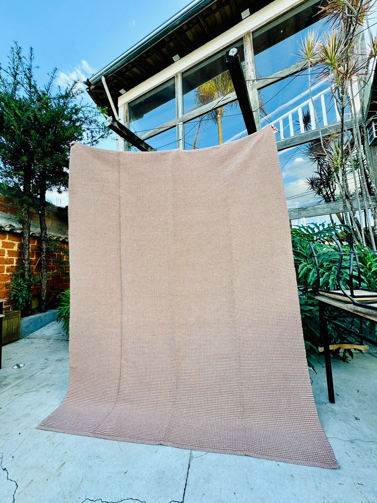 Tapete em Linha Mesclado Marrom 2,00x2,50m