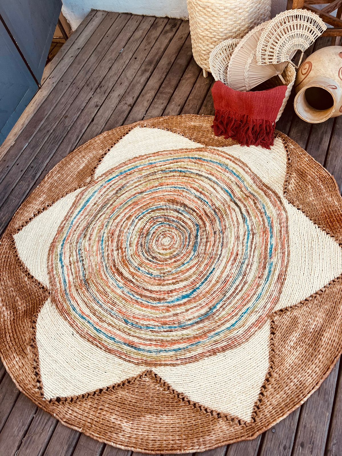 Tapete Sisal Redondo 1,5m EST002