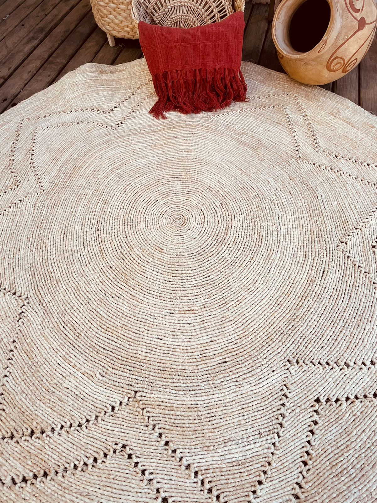 Tapete Sisal Redondo 1,5m EST003