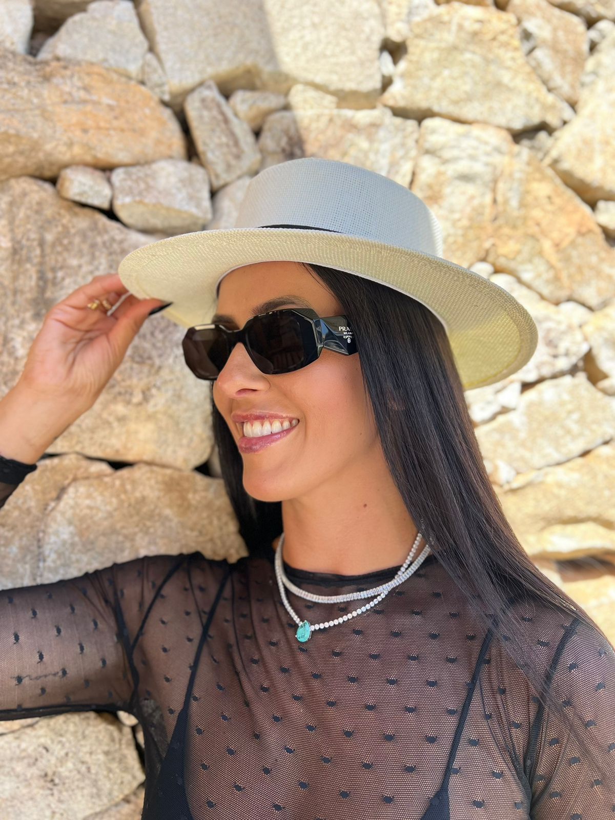 Chapéu de Juta Cartola Off White