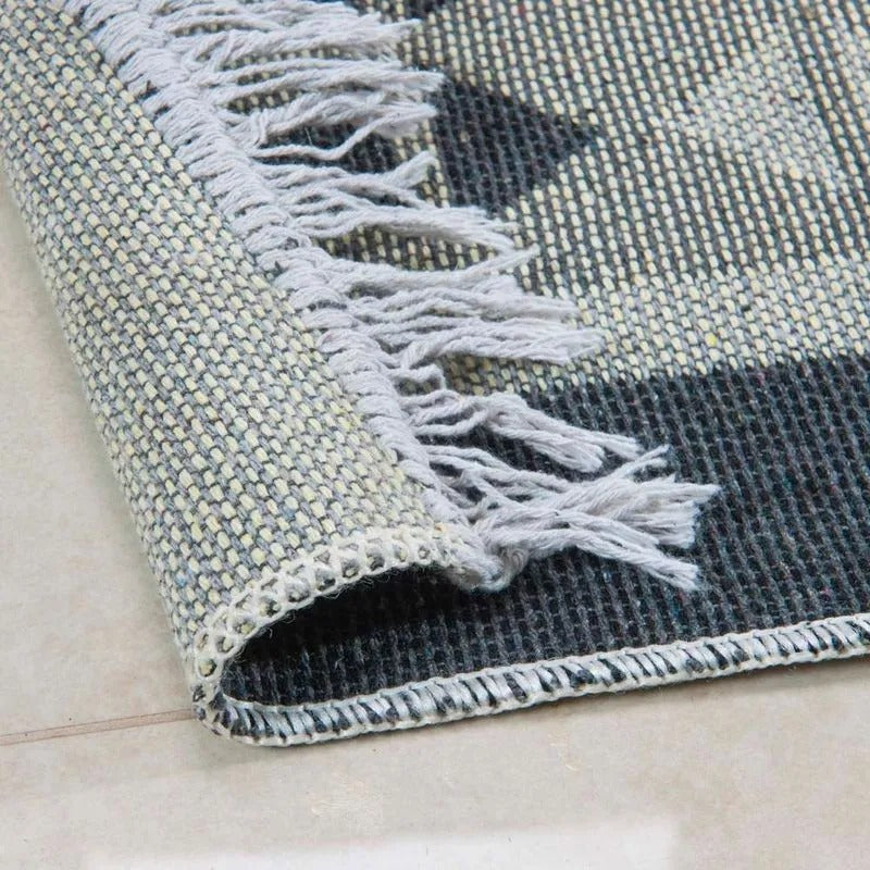 Tapete Passadeira Kilim Antep 60x180cm Cinza DES 006