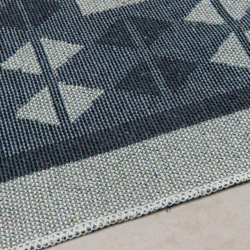 Tapete Passadeira Kilim Antep 60x180cm Cinza DES 006