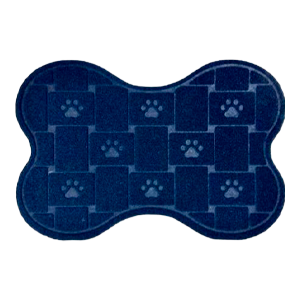 Capacho Entrada Pet Osso Azul