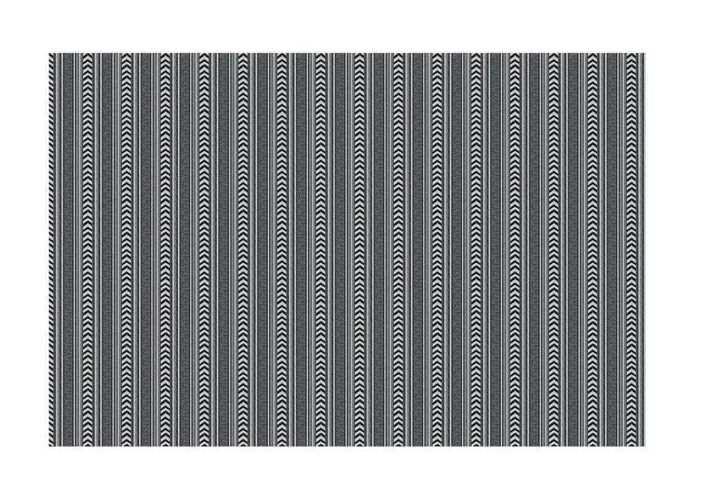 Tapete Verona Antiderrapante Preto 1,32mx2,00m