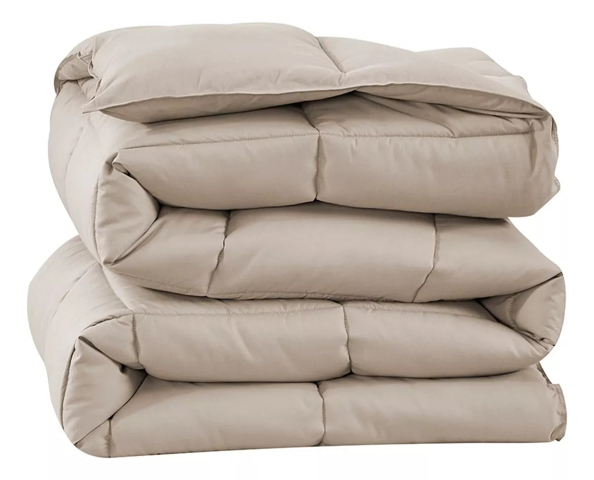 Edredom Ecopluma Toque De Pluma Queen 280x260 Bege