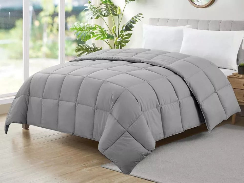 Edredom Ecopluma Toque De Pluma Queen 280x260 Cinza