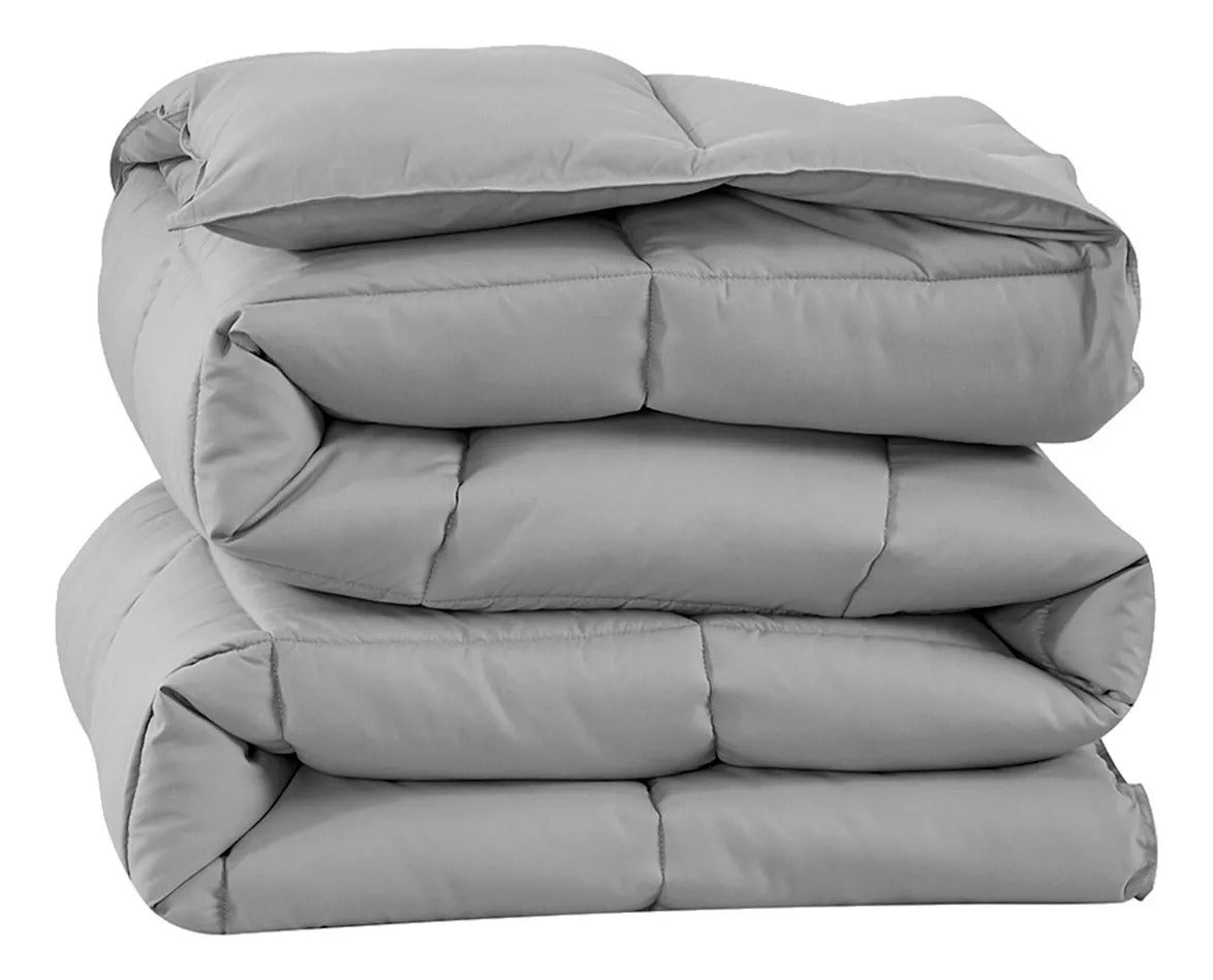 Edredom Ecopluma Toque De Pluma Queen 280x260 Cinza