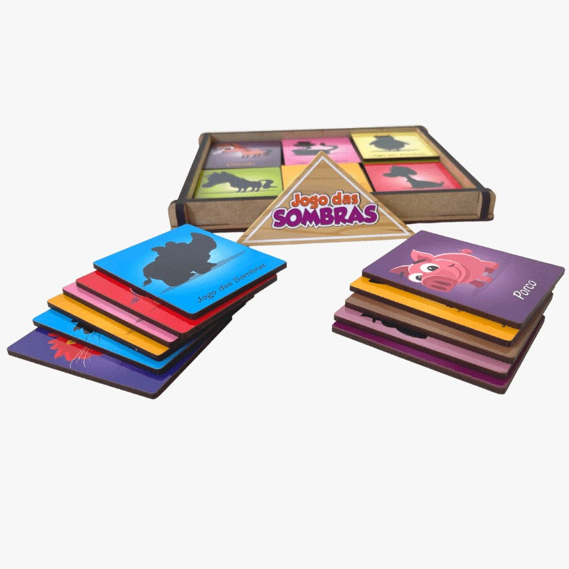 Brinquedo Jogo das Sombras Pedagógico