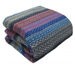 Colcha Indiana Solteiro Azul