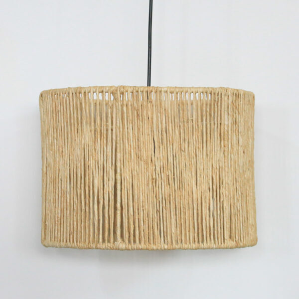 Luminária Pendente Redonda Palha