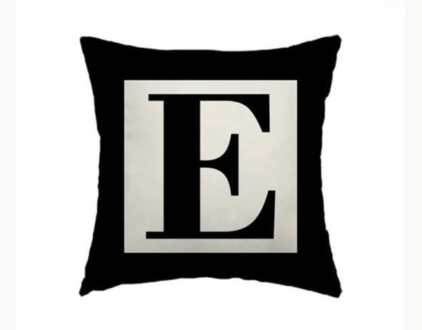 Capa de Almofada Letras
