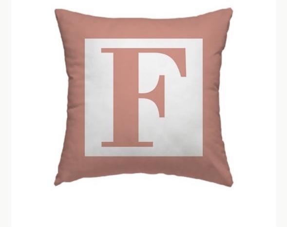 Capa de Almofada Letras