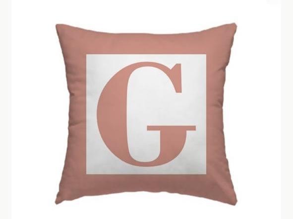 Capa de Almofada Letras