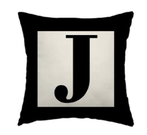 Capa de Almofada Letras