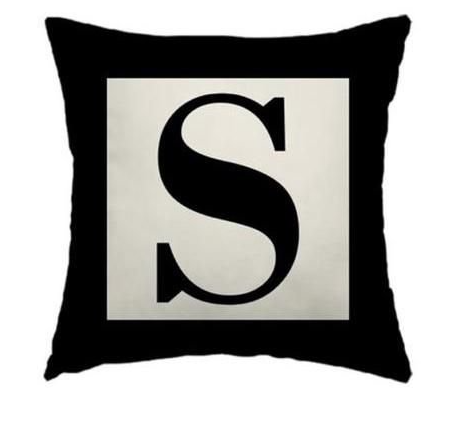 Capa de Almofada Letras