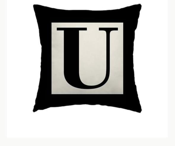 Capa de Almofada Letras