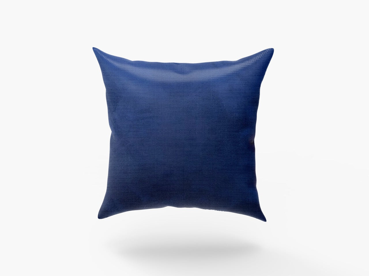 Capa de Almofada Suede Lisa Azul Escuro 45x45