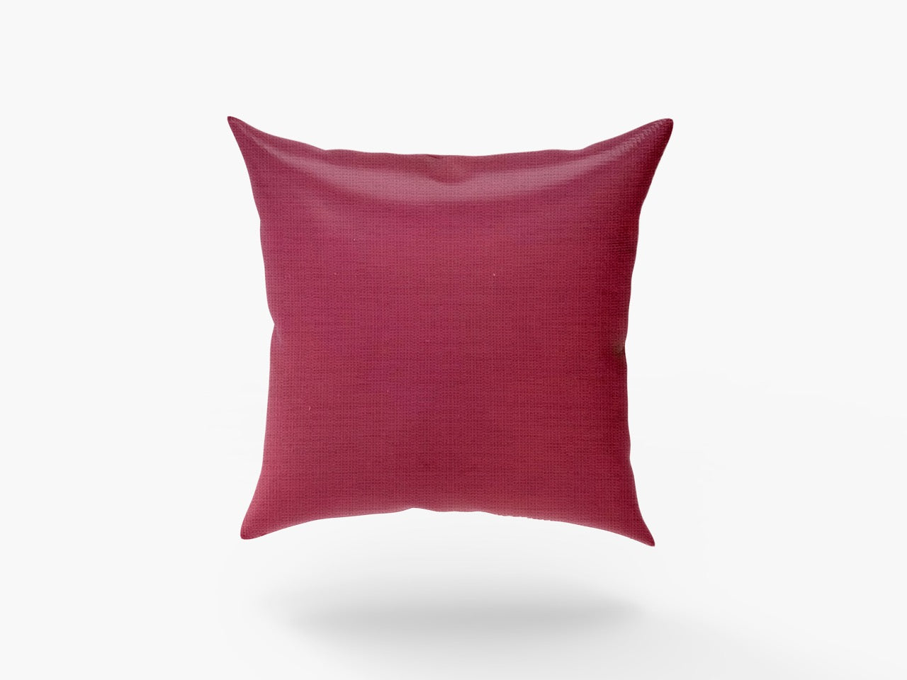 Capa de Almofada Suede Lisa Vinho 45x45