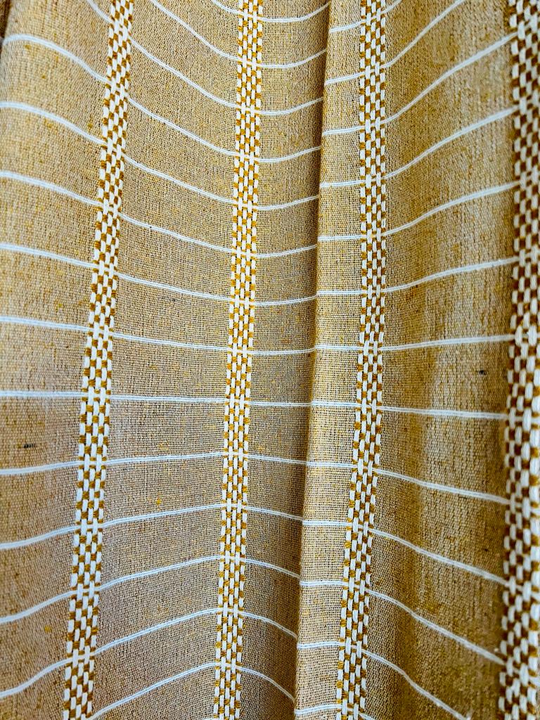 Cortina Algodão Havana Mostarda 2,8mx2,8m